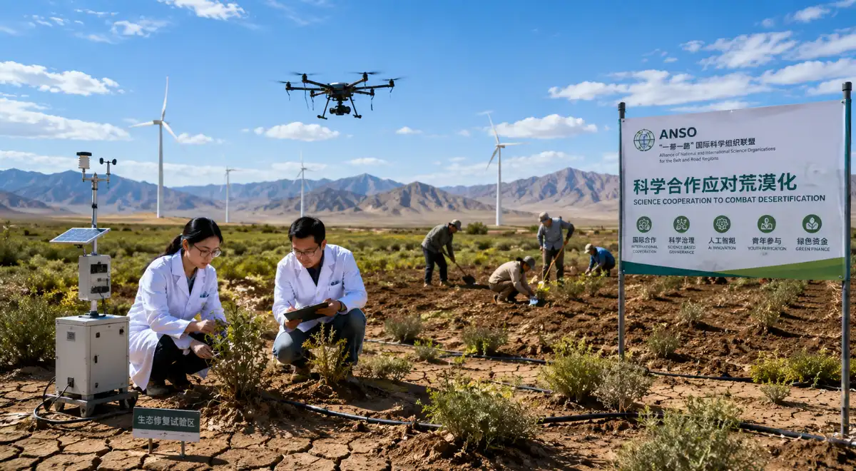 Una alianza científica liderada desde China propone nuevas acciones internacionales para combatir la creciente desertificación mundial.
