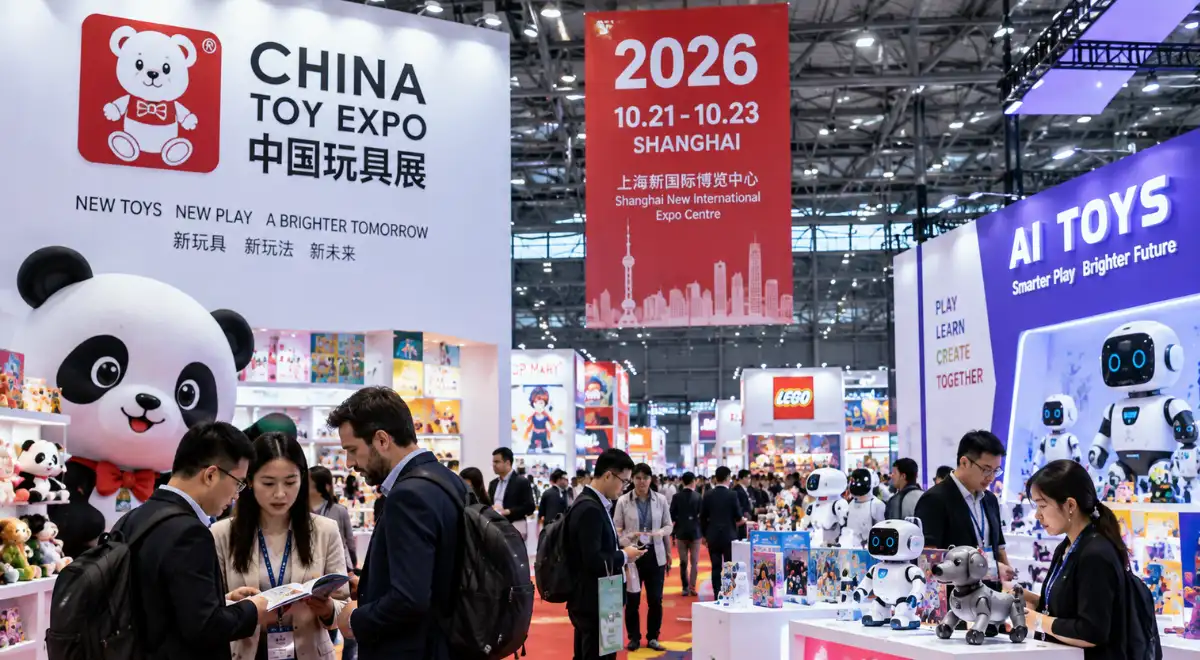 China Toy Expo 2026 reunirá en Shanghái a miles de compradores, proveedores y marcas vinculadas con juguetes, innovación e inteligencia artificial.