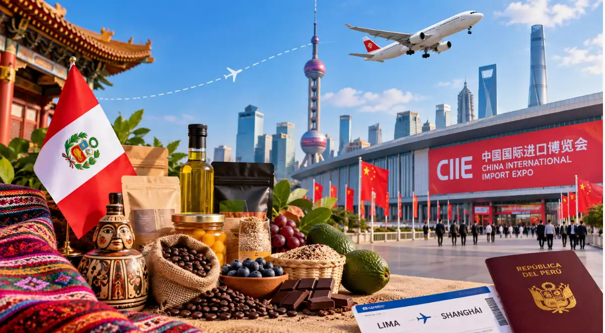 Exportadores 2026 seleccionará a cinco peruanos para presentar sus productos en la CIIE de Shanghái, China.
