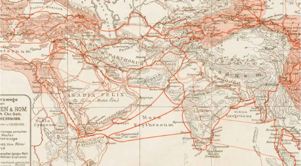 Mapa de la Ruta de la Seda