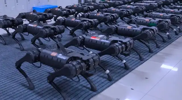 Perros robots protegerán la base lunar que China planea