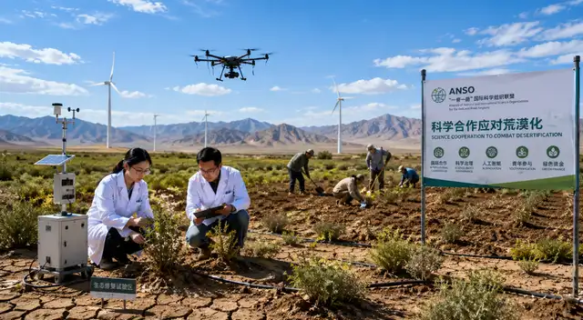 China lidera alianza científica que propone cinco acciones contra la desertificación
