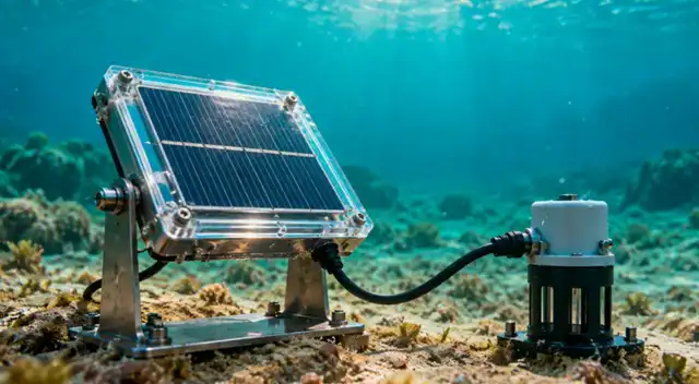 China logra producir electricidad con paneles solares instalados a 10 metros de profundidad en el mar: podrían abastecer sensores submarinos por más de cinco años.