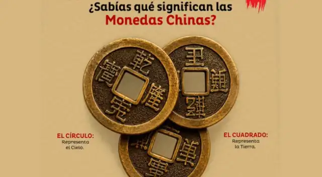 ¿Por qué las antiguas monedas chinas eran redondas y tenían un agujero cuadrado?