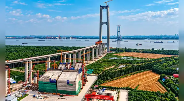 China en búsqueda del récord del puente colgante más largo del mundo: Tendrá una longitud de 2.300 metros, conectará 3 ciudades y se inaugurará en 2028